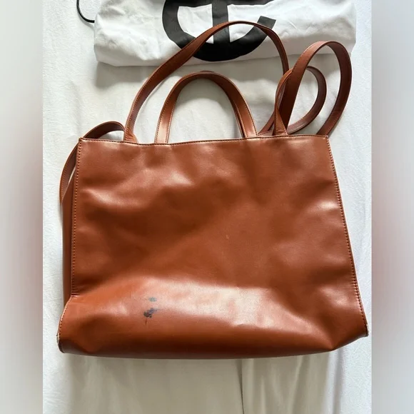 Telfar Medium Tan Shopping Bag - Picture 3 of 6